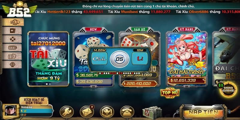 Xóc Đĩa B52 Club Xóc Đĩa B52 Club về tổng quan